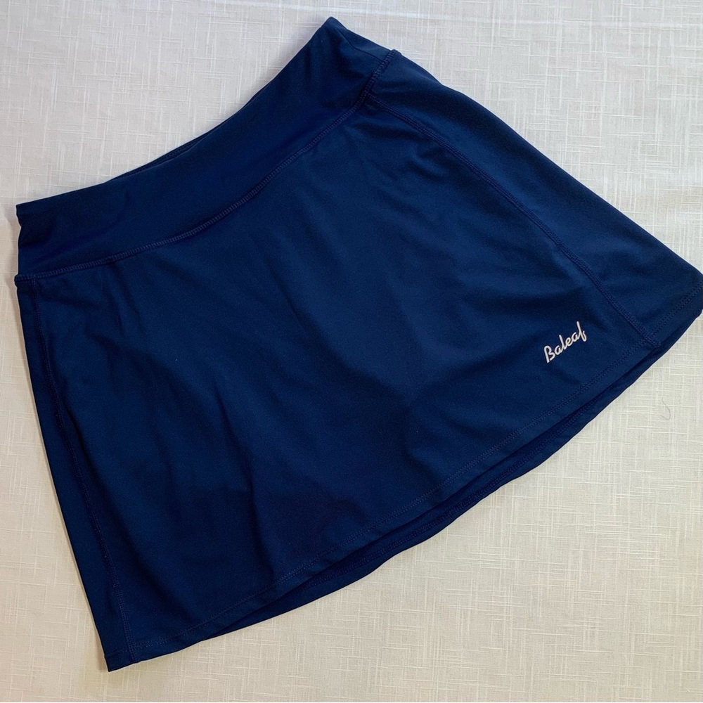 Baleaf Navy Golf or Tennis Skirt with Hidden Shorts, EUC, Small